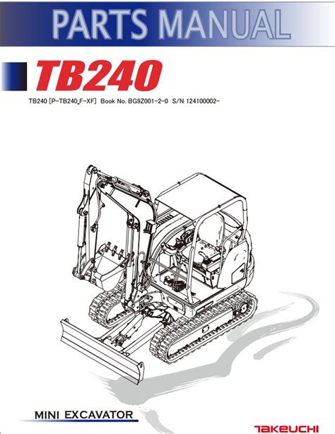 takeuchi tb240 mini excavator|takeuchi tb240 owners manual.